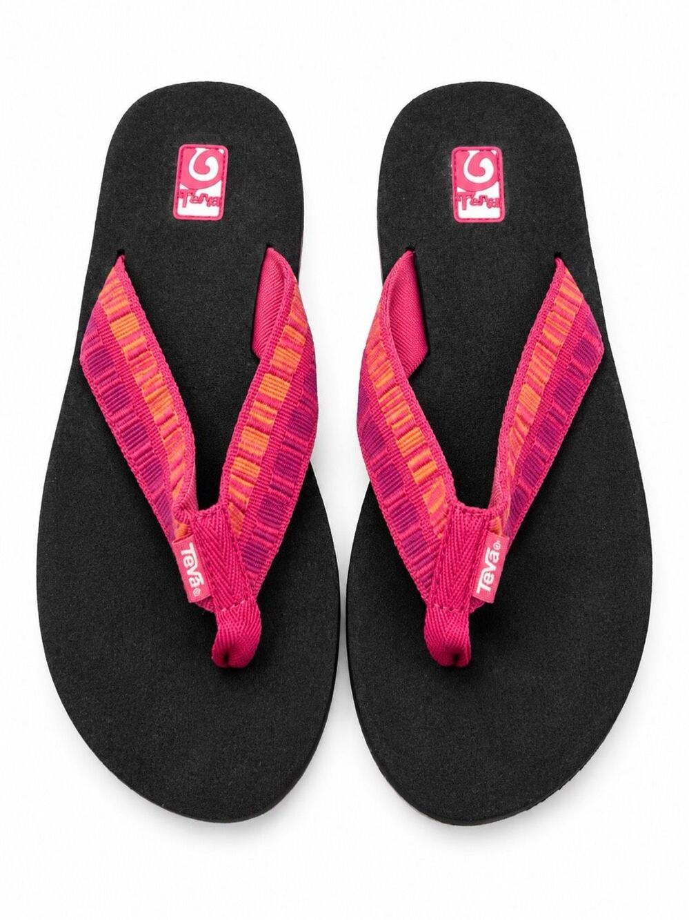Teva Women’s Mush ll Black Flip Flops Size 6